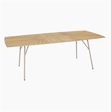Mandalay Marguerit havebord L200 - taupe